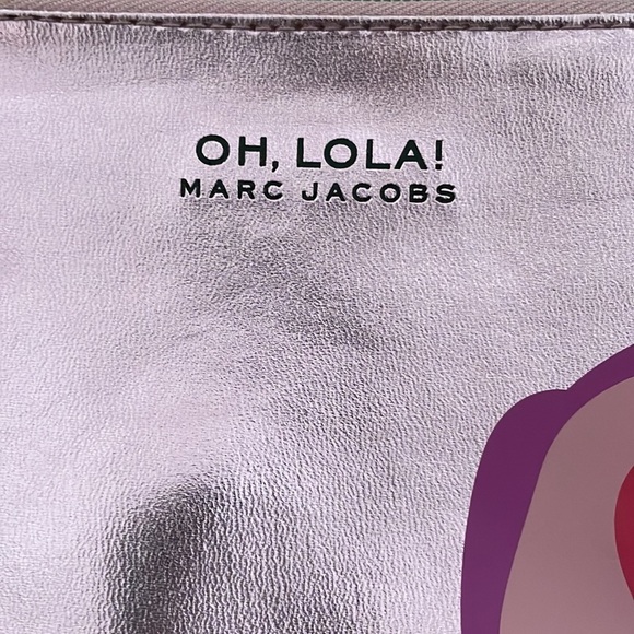 MARC JACOBS Wristlet OH LOLA PINK ZIP shiny - Picture 2 of 5